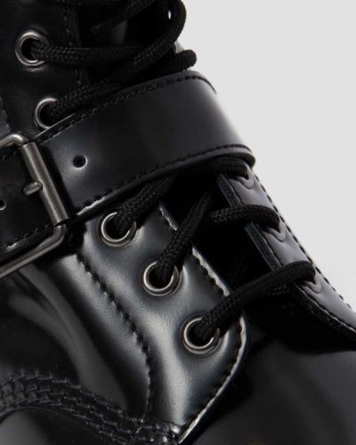 Botas Con Cordones Dr Martens 1460 Harness Cuero Para Mujer DR3475E